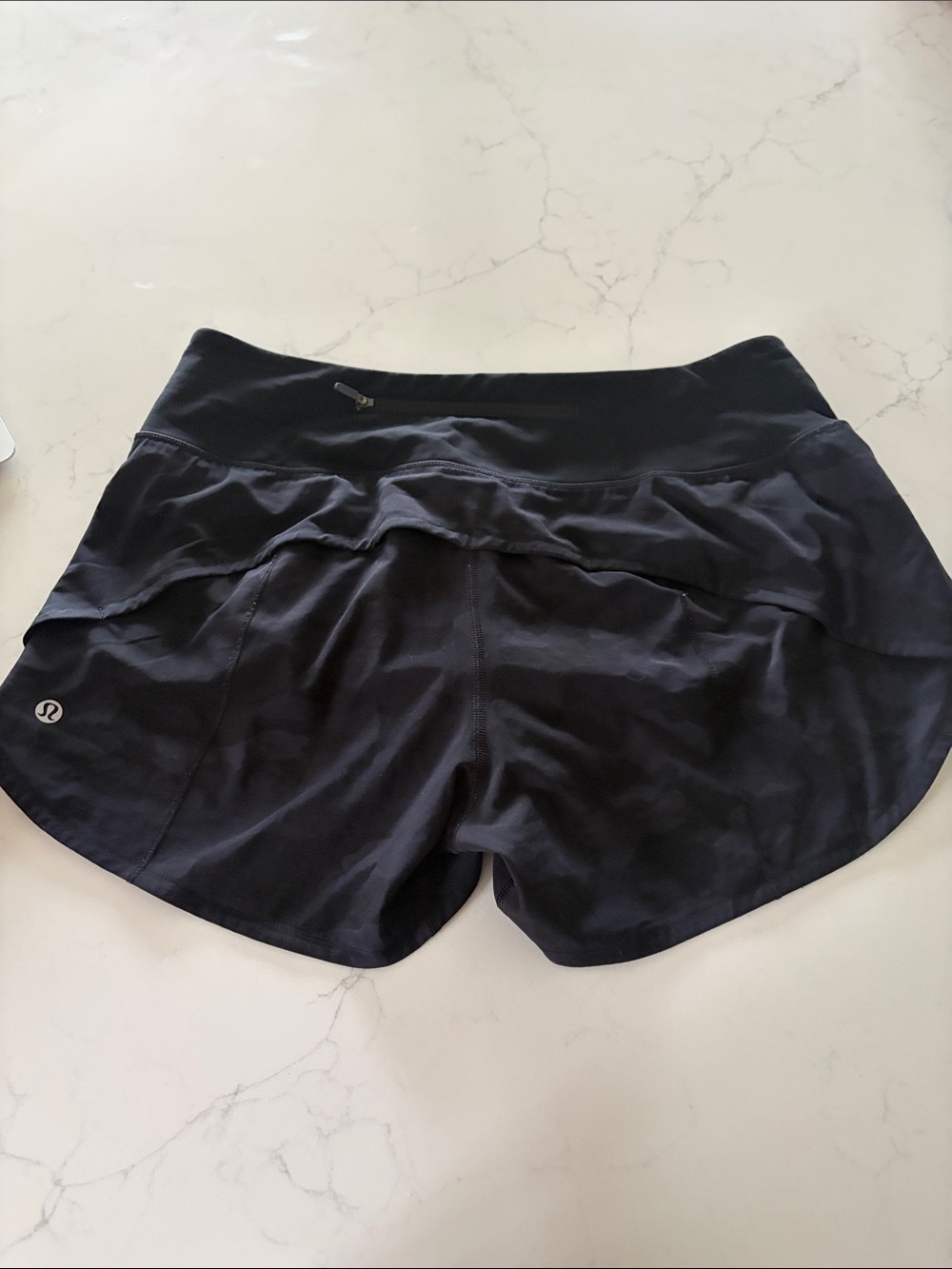 lululemon athletica army printAthletic Running Shorts